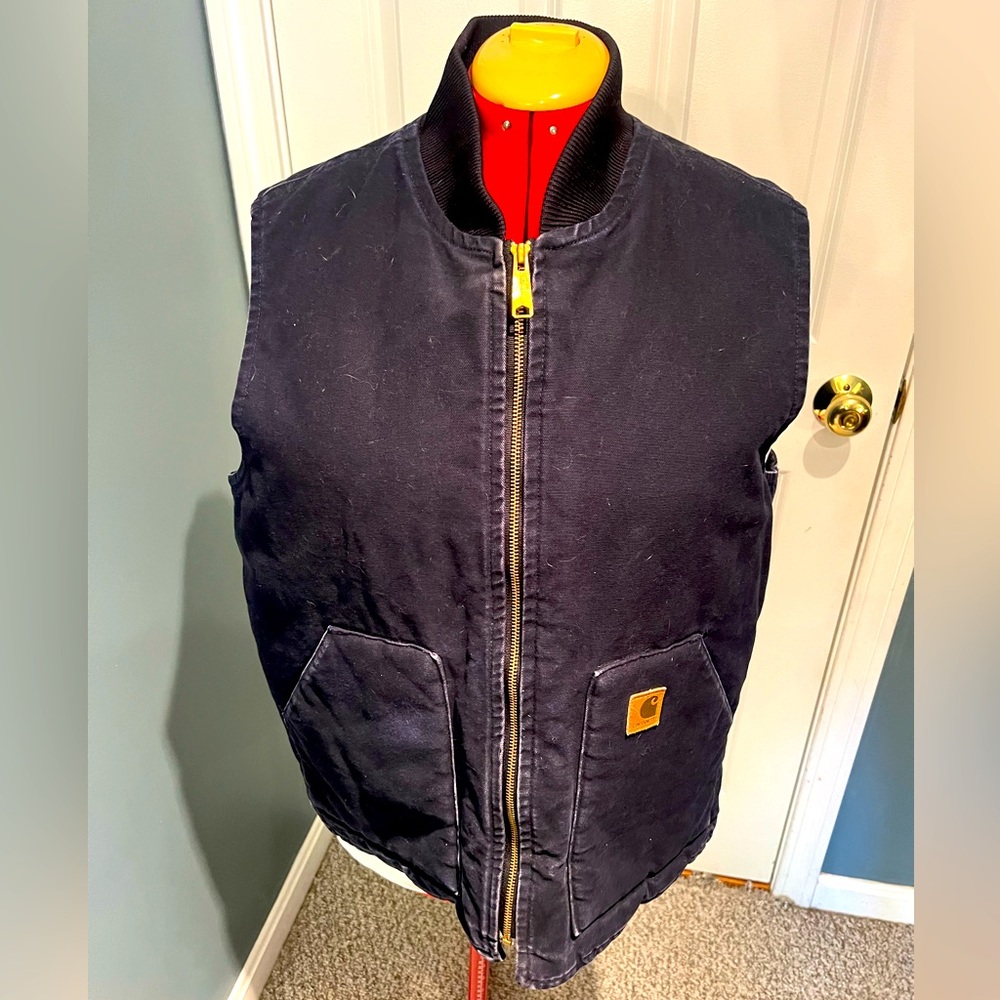 Carhartt vest navy large